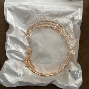 Gold plated arm cuff